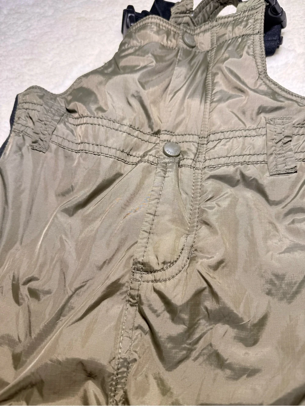 Baby Gap Toddler Snow Bibs Ski Suit Pants green insulated size 3 years